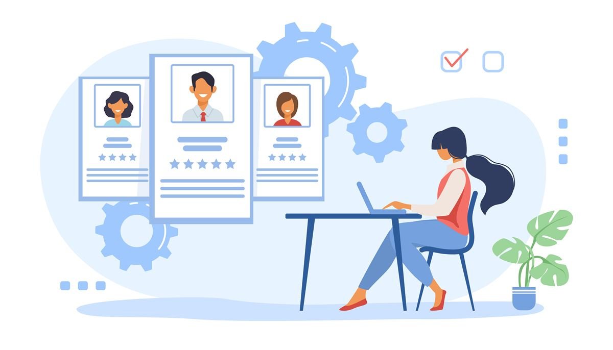 Screening candidate profiles against the role requirements