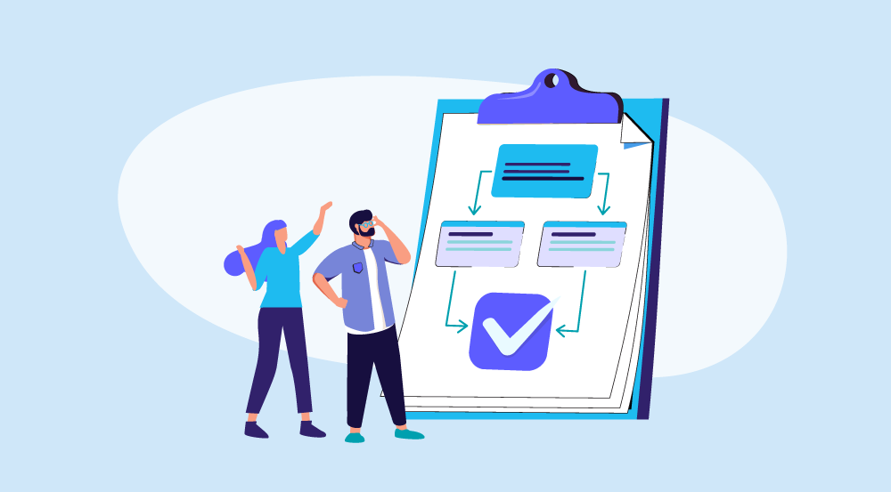 HR compliance checklist illustration