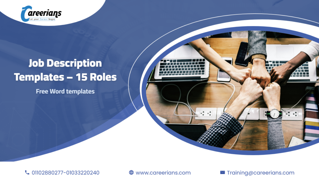 Job Description Templates for 15 Common Roles (Free Word Templates)